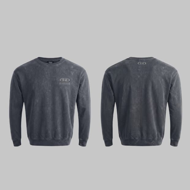 압도 피그먼트 워싱 맨투맨 미개봉 새상품