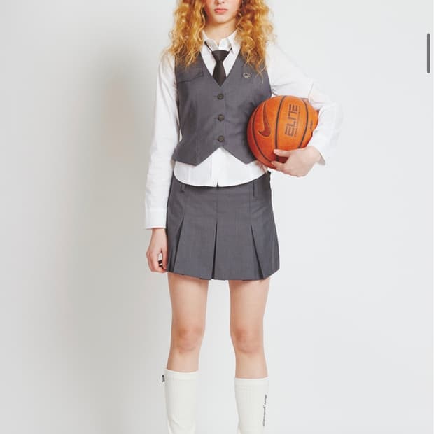 Crank 플리츠 미니 스커트팬츠 M