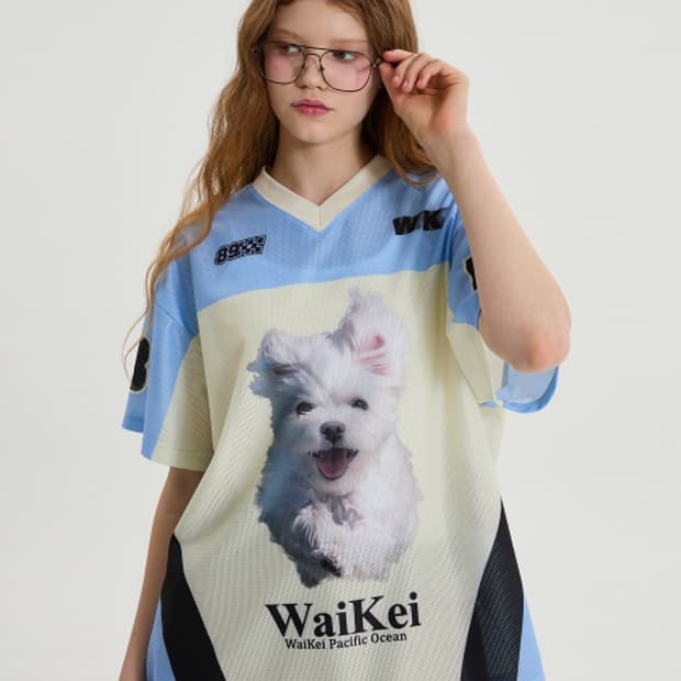 와이케이 말티즈 메쉬 기능성 반팔티셔츠 aeae 팬시클럽