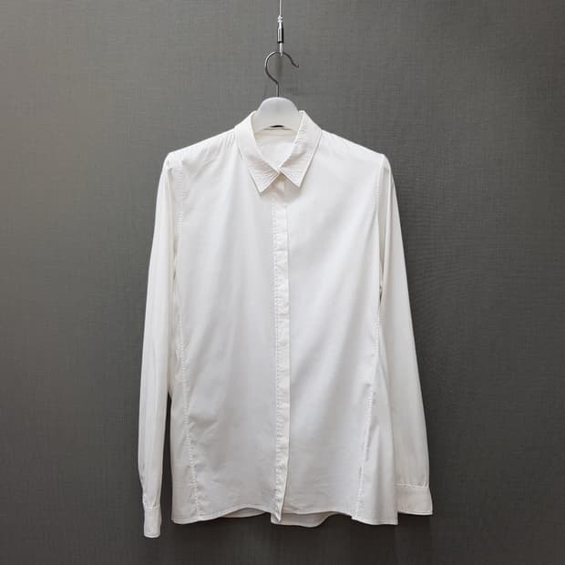 JIL SANDER 질샌더 히든버튼 셔츠 블라우스 38사이즈