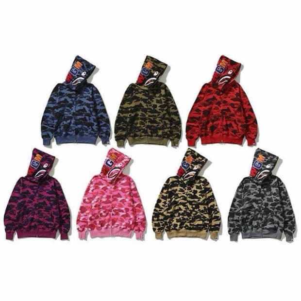 베이프 후드집업 빈티지