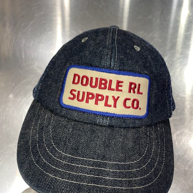 rrl 더블알엘 데님 트러커 캡
