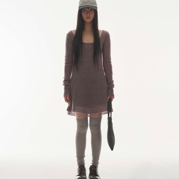 Coyseio 코이세이오 소프트 벨 드레스 퍼플 미개봉 새상품