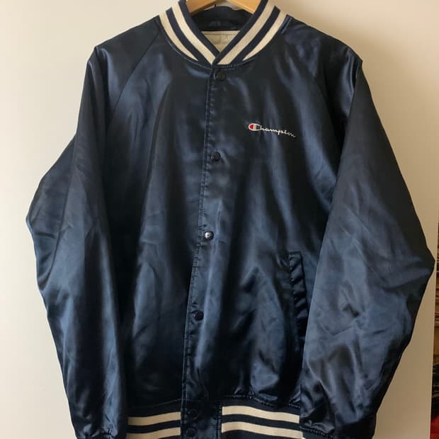 supreme X champion 슈프림 사틴 자켓 L