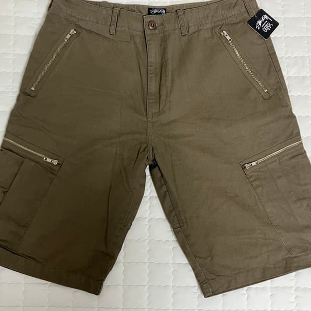 스투시 카고 쇼츠 올리브 36