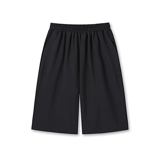 (새상품 택포가격) 후러브스아트 쿨 드라이 밴딩 버뮤다 팬츠 블랙 L