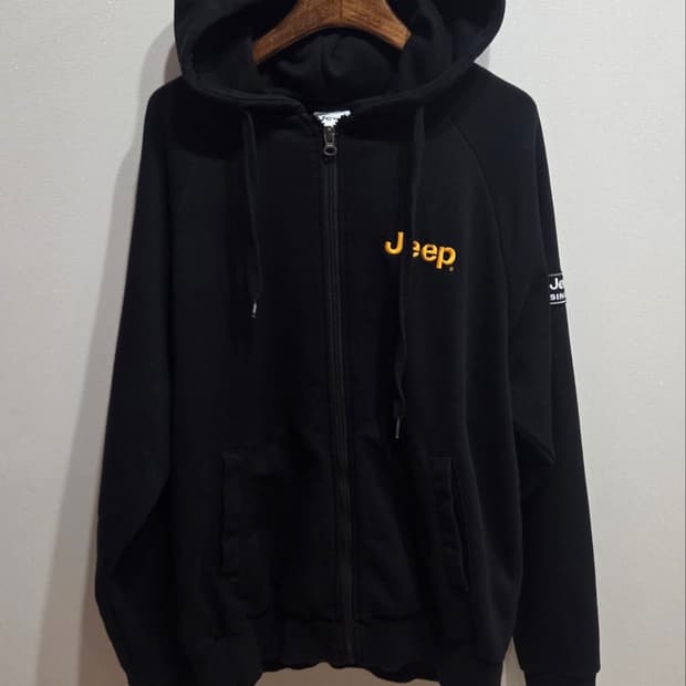 Jeep 지프 블랙 후드집업 M