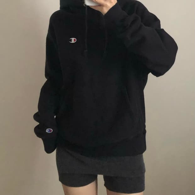 챔피온 리버스위브 후드티