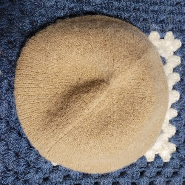 로렌 폴로 랄프로렌 모직 베레모(울.알파카 혼방)