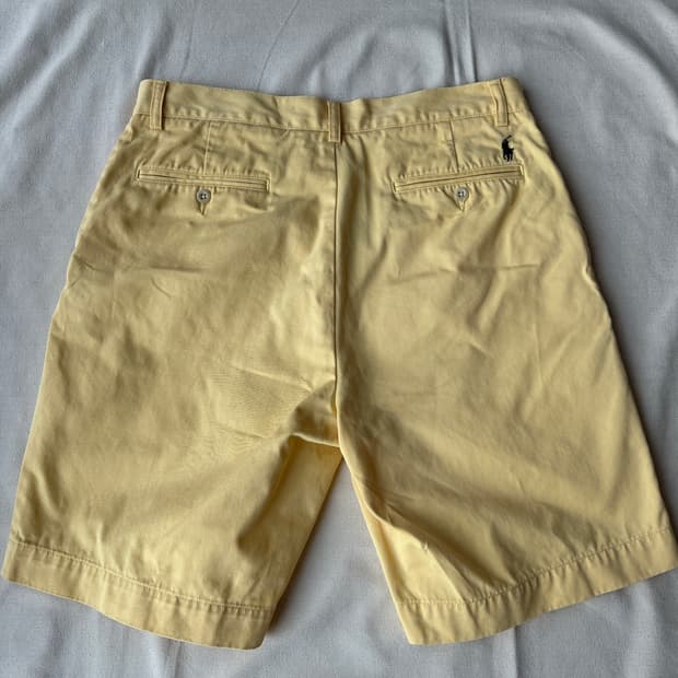 폴로 치노 쇼츠 옐로우 32
