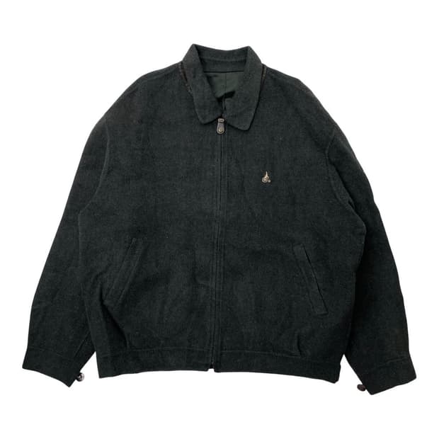 빈폴 모직 울 집업 자켓 딥카키 100