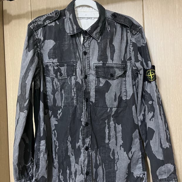 🔥 스톤아일랜드 카모 오버셔츠 (Flowing Camo)