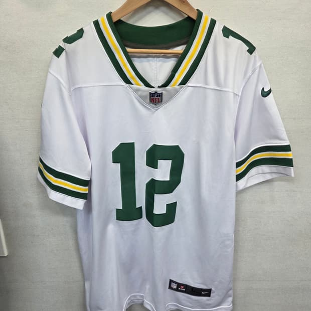나이키 nfl 그린베이 패커스 럭비져지 반팔 L