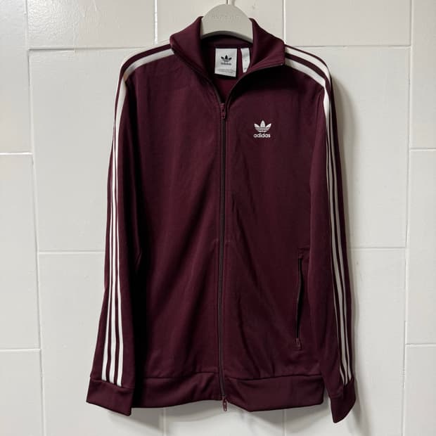 아디다스 베켄바우어 버건디 트랙탑 져지 판매합니다