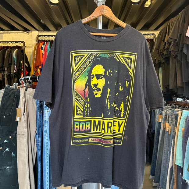 밥말리 Bob Marley 프린팅 티셔츠