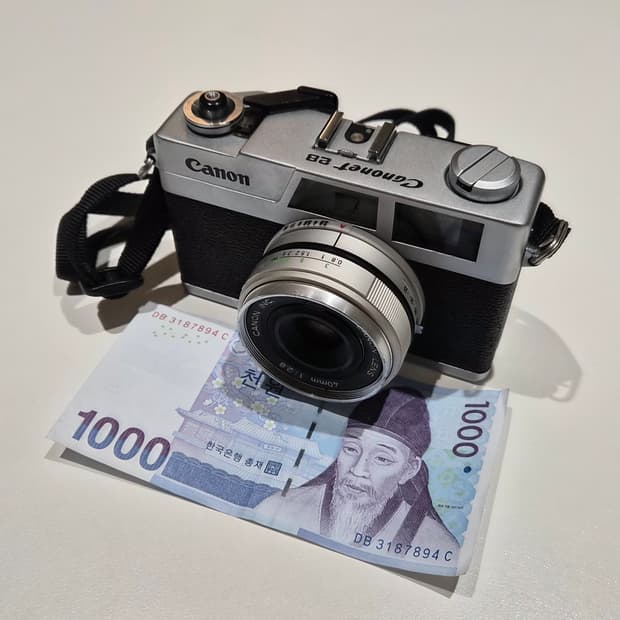 작례O RF의 아이콘 캐논 캐노넷 28 필름카메라 빈티지 필카