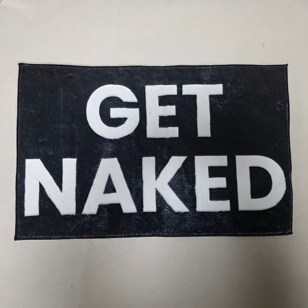 GET NAKED 인테리어 코튼 러그