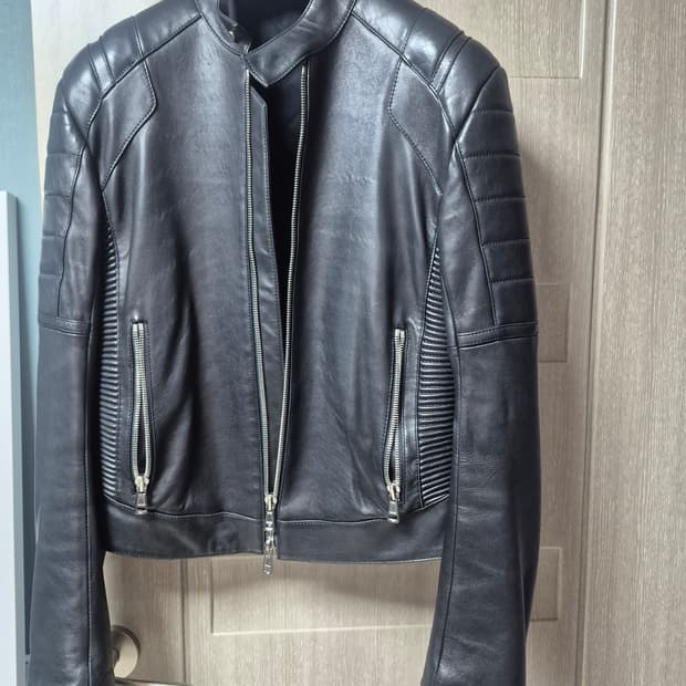 준지 16ss 램스킨 레더 자켓