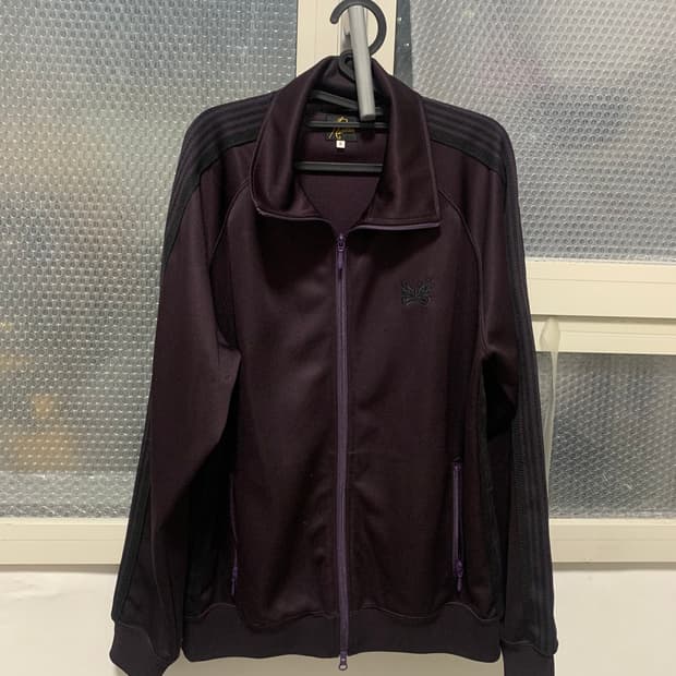 (L) 니들스 트랙 자켓 폴리 스무스 다크 퍼플