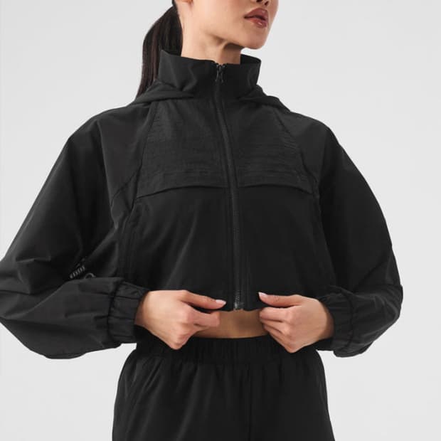 알로 크롭바람막이