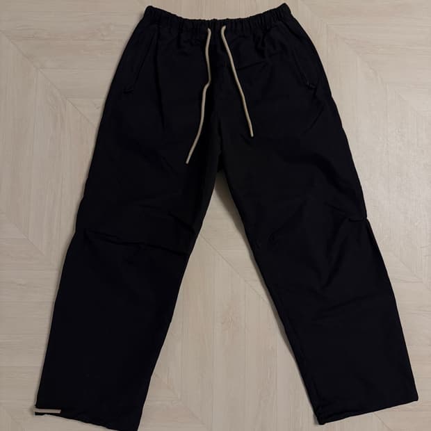 피어오브갓 에센셜 더블랙컬렉선 릴렉스드 트라우저 블랙