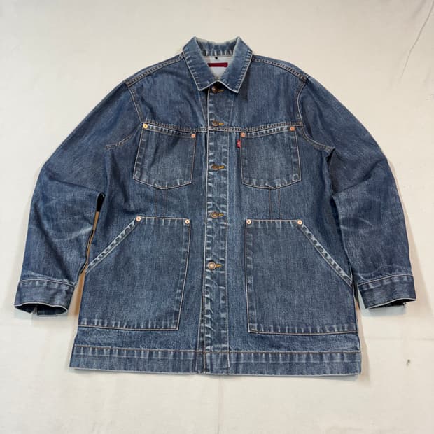 M) 리바이스 워크웨어 초어자켓 데님 청 자켓