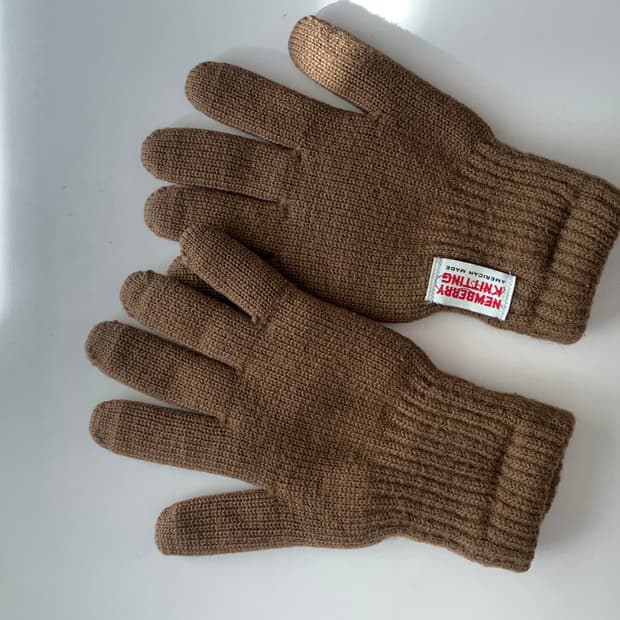 뉴베리니팅 브라운 장갑