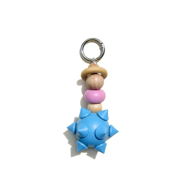 Blue Ponky Keyring