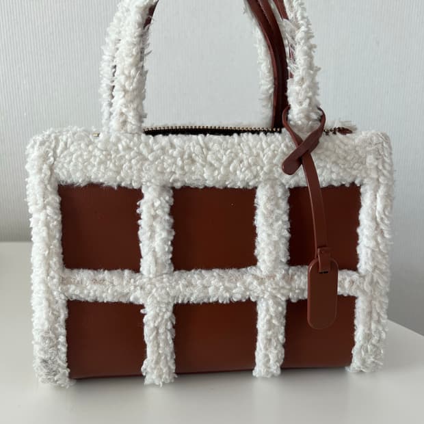 페드로 퍼 트리밍 미니백