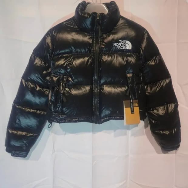 새상품 노스페이스 눕시 크롭 숏패딩 사이즈 95