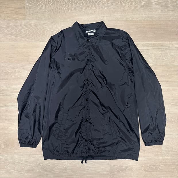나이키 블랙 Comme des Garcons 코치 자켓 XXL