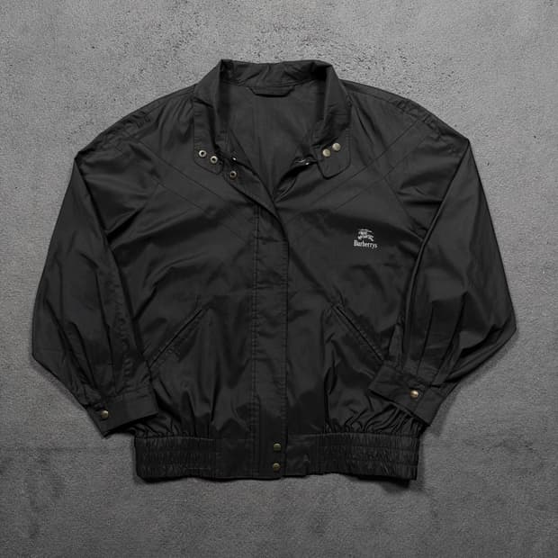 90's Burberrys 버버리 바람막이 블루종 자켓