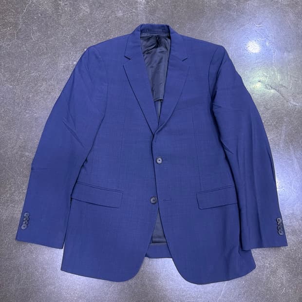 띠어리 울 블렌드 심플 싱글 블레이저 자켓 네이비 38R