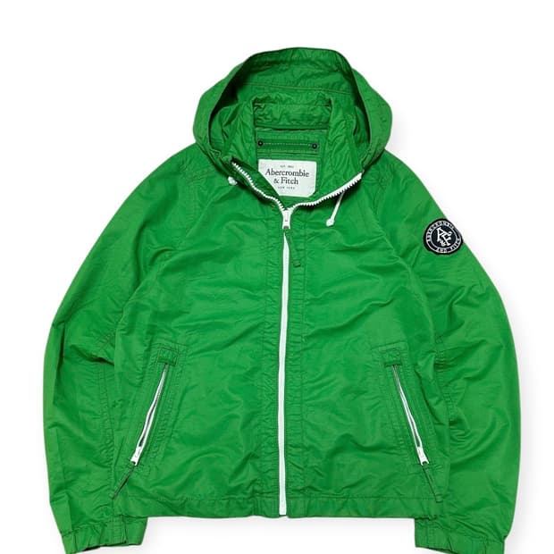 아베크롬비 그린 바람막이 후드 자켓