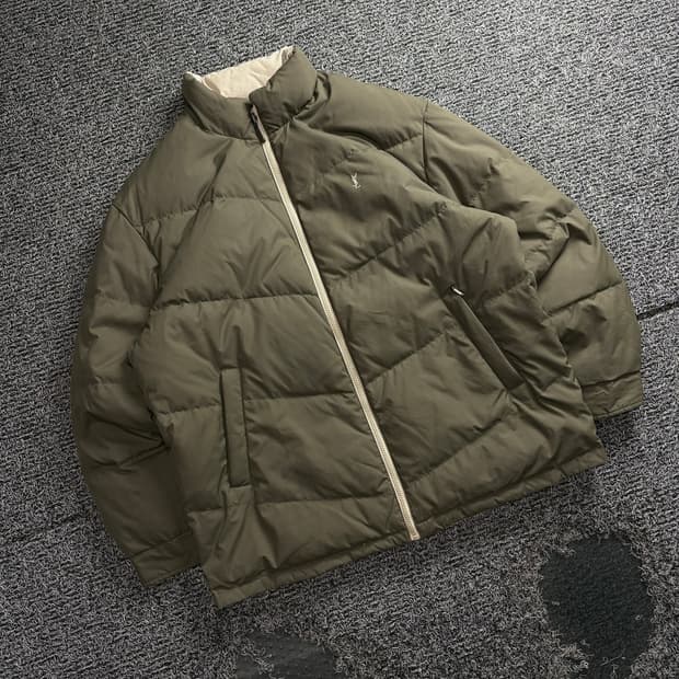 90s YSL 입생로랑 아카이브 리버시블 덕다운 점퍼 4733