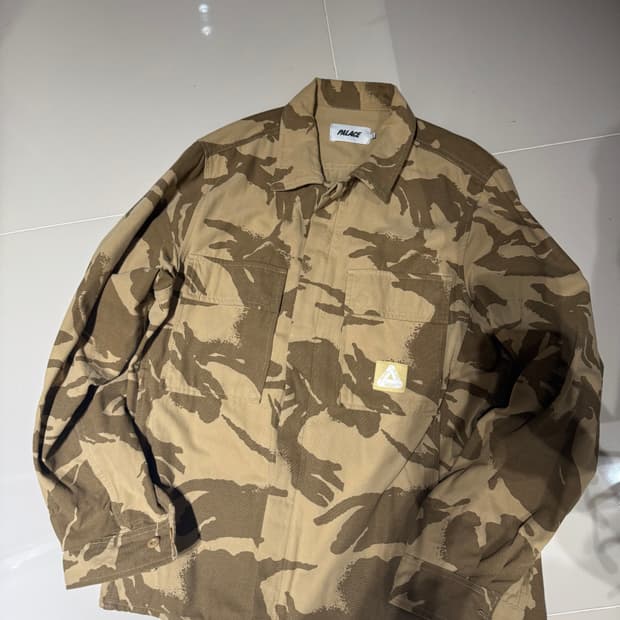 팔라스 캔버스 셔츠 데저트 카모