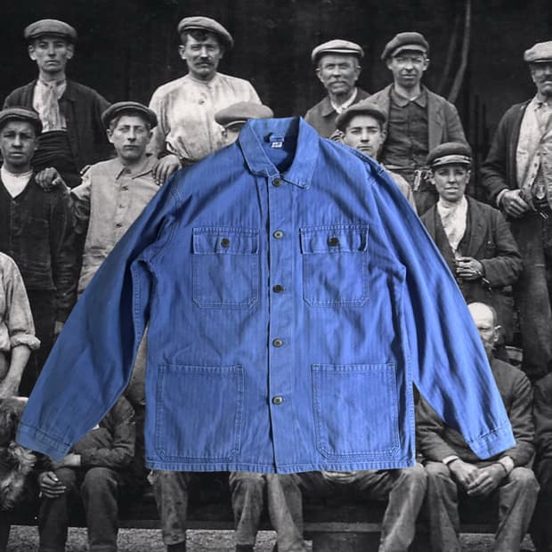 올드 빈티지 HBT 프렌치 워크자켓