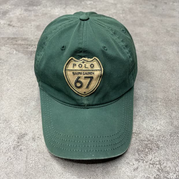 90s 폴로 랄프로렌 그린 볼캡 모자