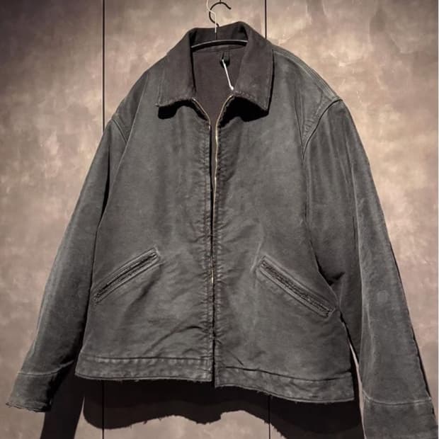 코모리 25aw 아오야마한정 몰스킨 페이드블랙 자켓,팬츠 3사이즈