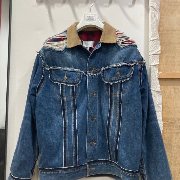 메종 마르지엘라 23FW 디스트레스드 데님자켓[48]