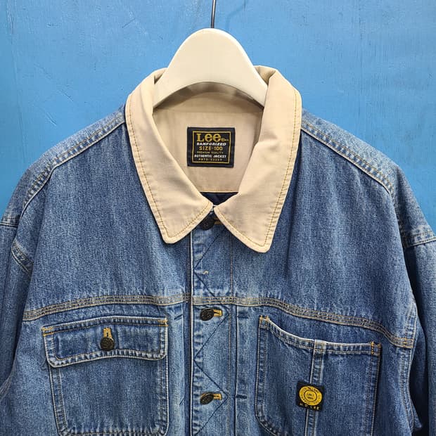희귀 정통 빈티지 리 데님트러커like랭글러