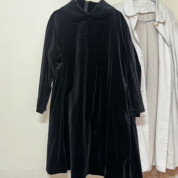 꼼데가르송 13fw 벨벳 원피스