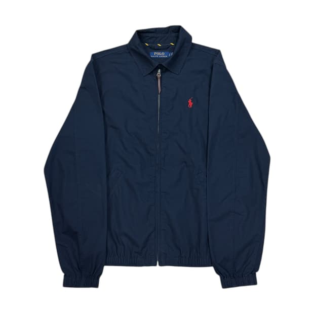 폴로 랄프로렌 신형 QR 베이포트 포플린 해링턴 바라쿠타 자켓 네이비 S