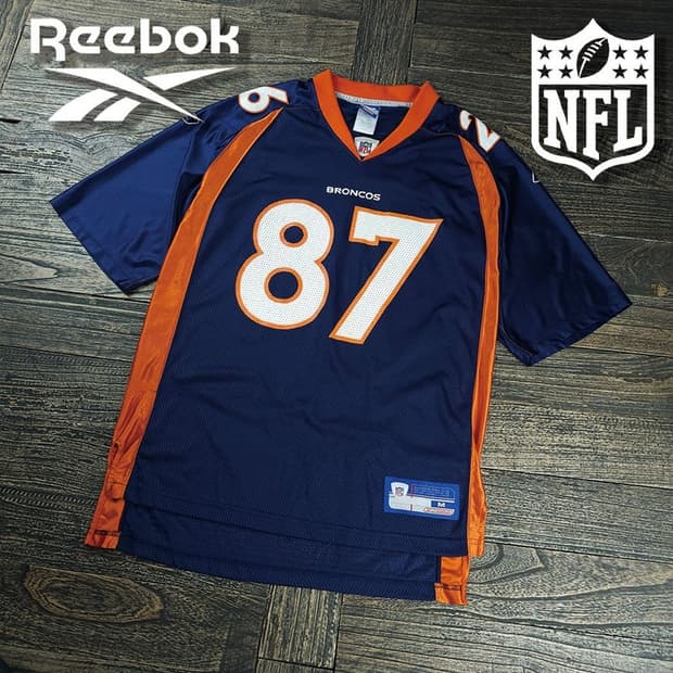 리복 NFL 덴버 브론코스 럭비 져지 유니폼 반팔티 M21969