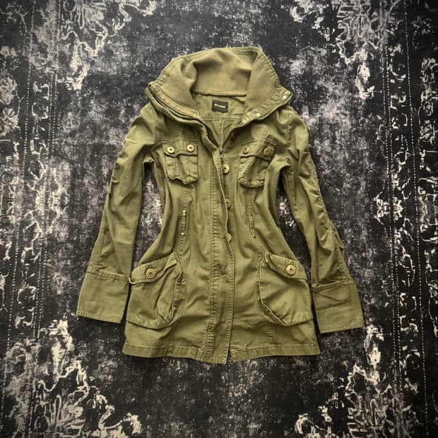 Sky Bomber 00s design khagn khaki jacket