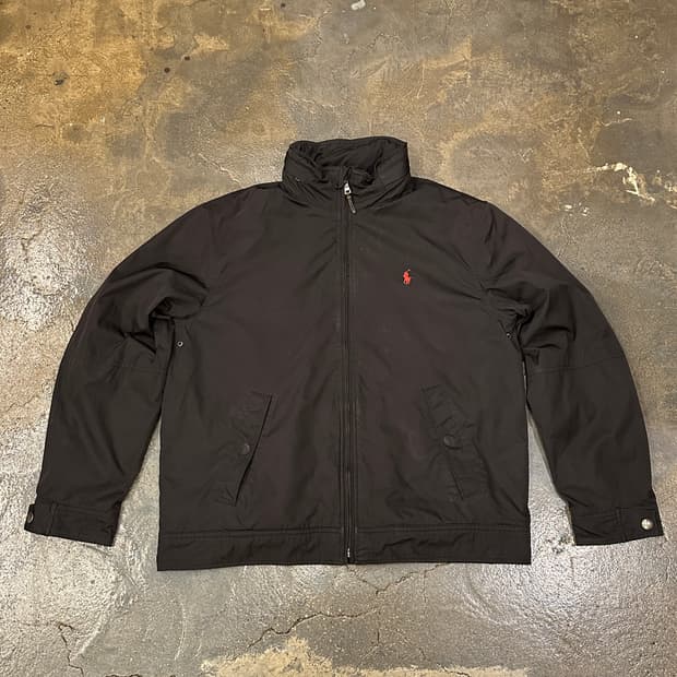 폴로 랄프로렌 마이크로파이버 자켓 블랙 L