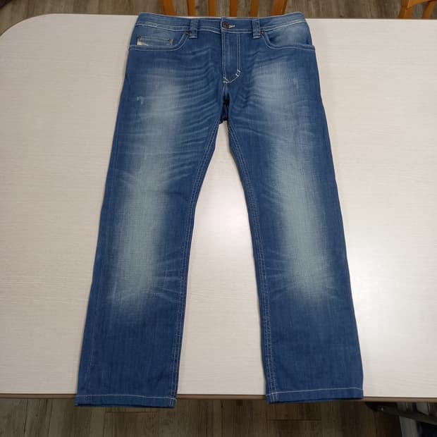 32 DIESEL 워싱 스판 슬림일자진 32-406