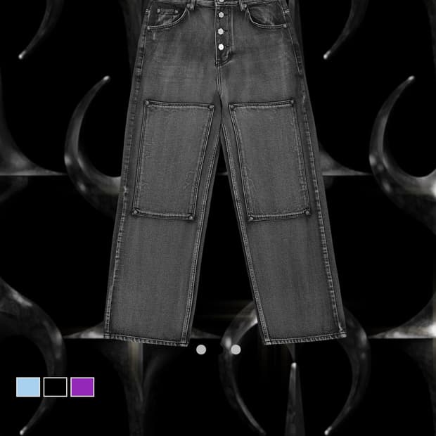 떠그클럽 더블니 팬츠