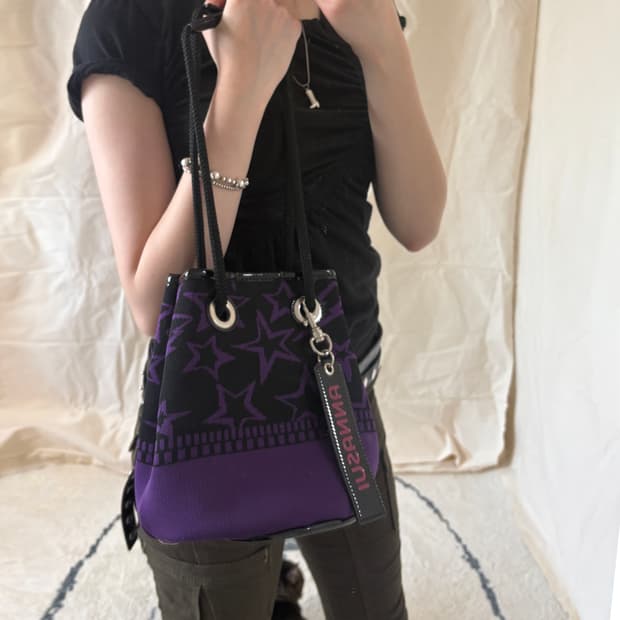 Anna Sui Star Patterned Mini Bag