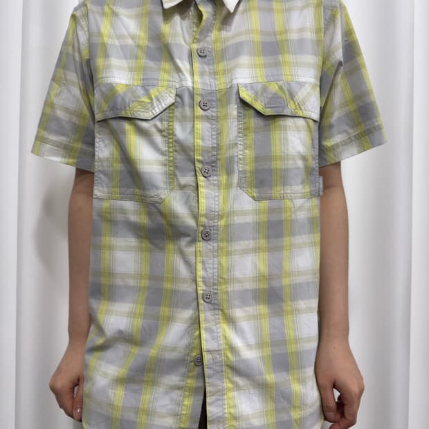 columbia check pocket shirt